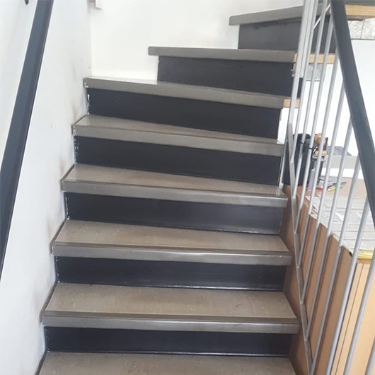 Treppe vorher